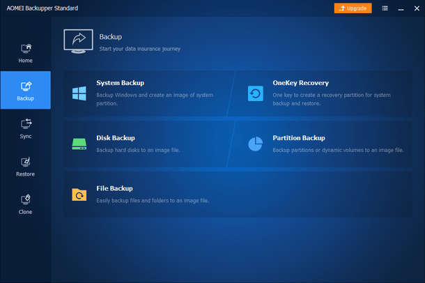 AOMEI Backupper Standard