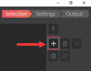 Ashampoo Burning Studio Add Files and Folders button