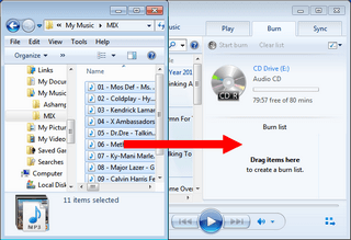 how to burn mp3 audio cd with windows media player