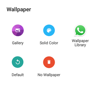 change whatsapp chat background on android phone