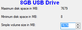 Disk Management Check Maximum Disk Space