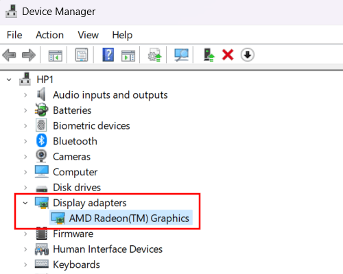 Check what graphics card you have in your PC using Device Manager