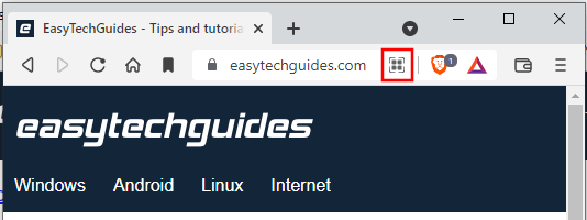 Créer un code QR pour un site Web ou une page Web dans Edge et Brave