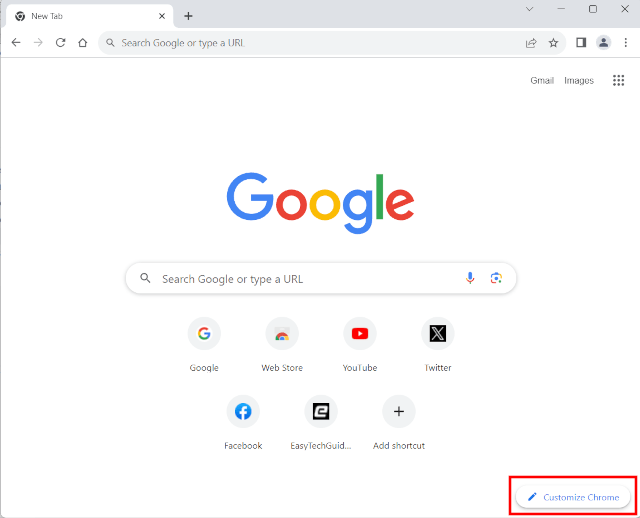 Customize Chrome