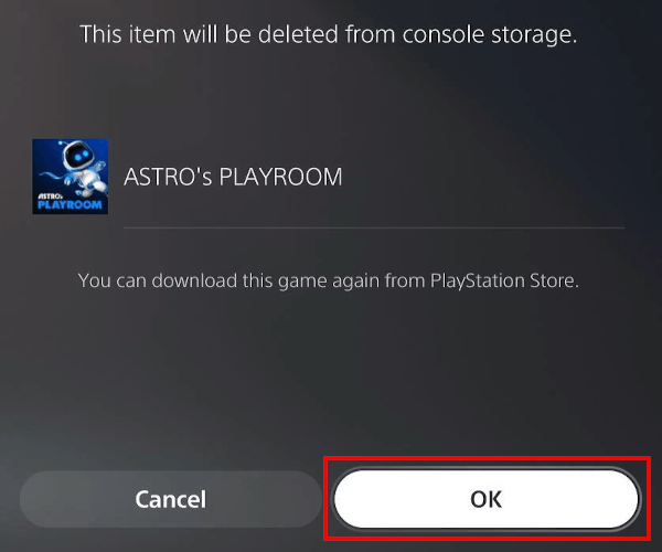 how to delete a game from your playstation 5