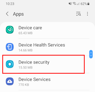 Device security