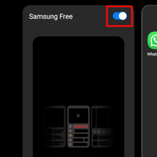 Disable Samsung Free