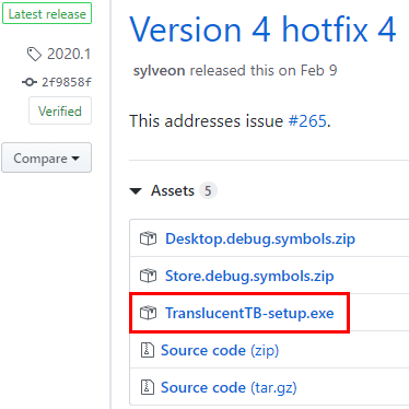 Download TranslucentTB