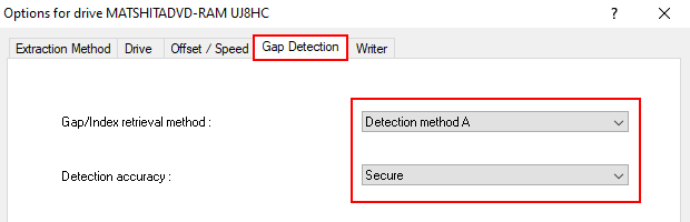 EAC gab detection settings