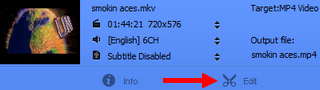 edit video in WinX HD Video Converter Deluxe