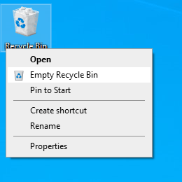 Empty Recycle Bin