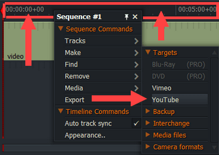 export video in lightworks
