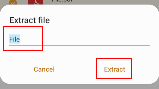 Extract a ZIP file on a Samsung Galaxy device