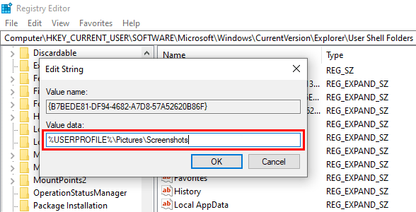 Fix Windows 10 is not saving captured screenshots in the Pictures folder