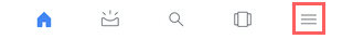 Google application menu button