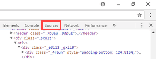 google chrome sources