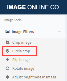 ImageOnline.co Circle crop