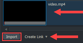 import video in lightworks