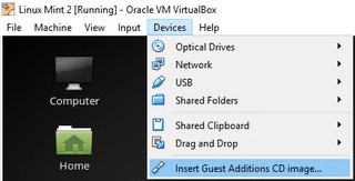 install guest additions in linux mint in virtualbox 1