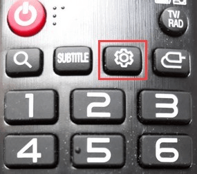 LG Smart TV settings button remote control