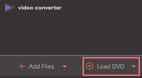 load DVD in Wondershare Video Converter Ultimate