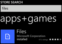 Microsoft Files App