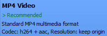 mp4 video format converting videos WinX HD Video Converter Deluxe