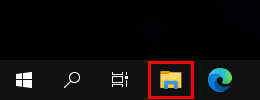 Open File Explorer in Windows 10