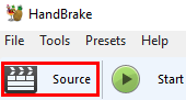 Open Mp4 Video in Handbrake