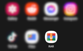 Open the RAR app
