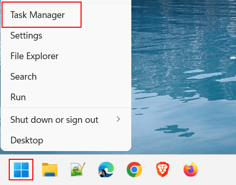 Open Windows 11 Task Manager