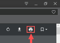 opera print button