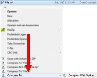 password protect a file using ashampoo zip free 1