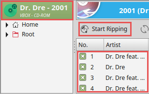rip a audio cd to pc hard drive using k3b in linux mint and ubuntu