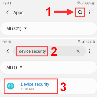 Samsung Galaxy Device Security