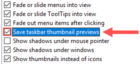Save taskbar thumbnail previews