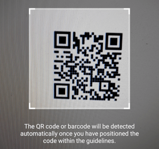 Scan and read a QR code on a Samsung phone