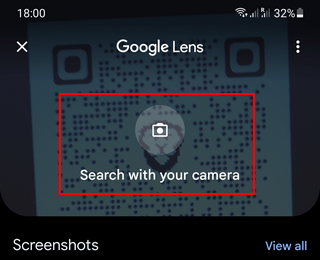 Search with your camera in the Google app