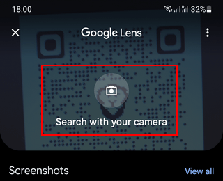 Effectuez une recherche avec votre appareil photo dans l'appli Google