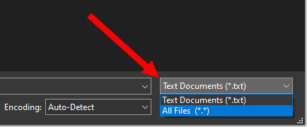 Select All Files in Windows Notepad