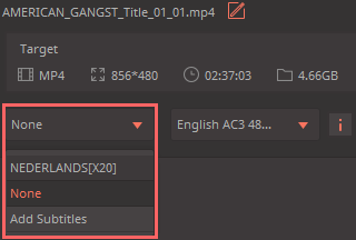 select dvd subtitles in wondershare video converter