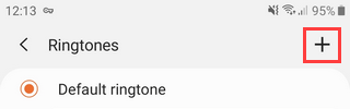 Set audio file as ringtone for contact on Samsung Galaxy Android 9