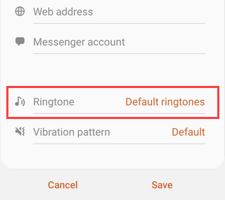Définir la sonnerie du contact sur Samsung Galaxy Android 9
