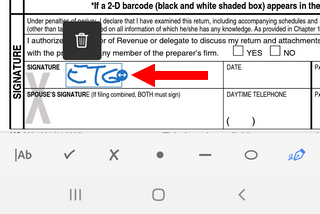 Signer un document PDF dans l'application Adobe Acrobat Reader sur Android