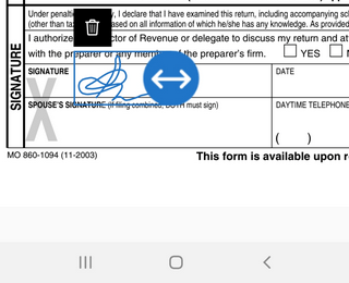 Sign a PDF document in the Adobe Fill & Sign app