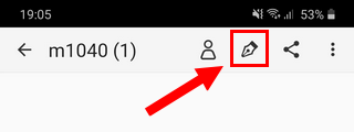 The sign button in the Adobe Fill & Sign app