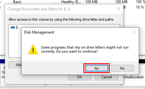 Some programs that rely on drive letters might not run correctly