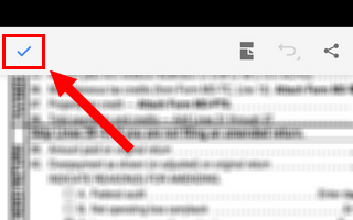 The save PDF file button in the Adobe Acrobat Reader app on Android