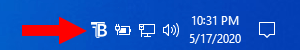 TranslucentTB system tray icon