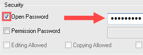 type password for pdf file in pdfmate